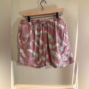Imperial Motion Athletic Blue and Purple Shorts Large